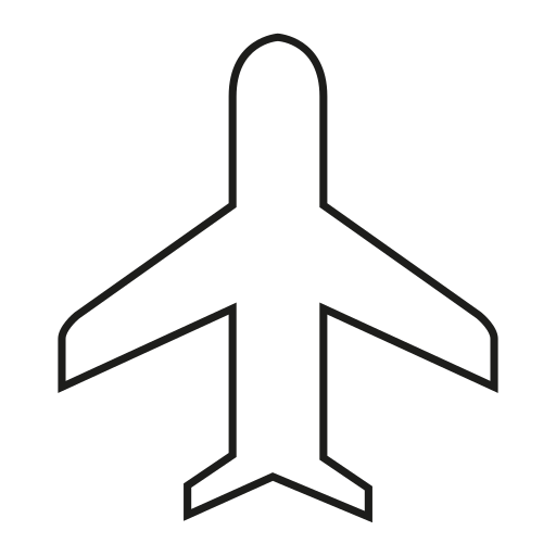 avión Generic outline icono