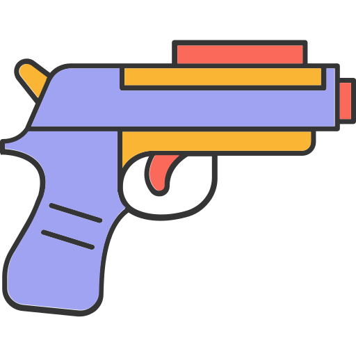 revolver Generic color lineal-color Icône