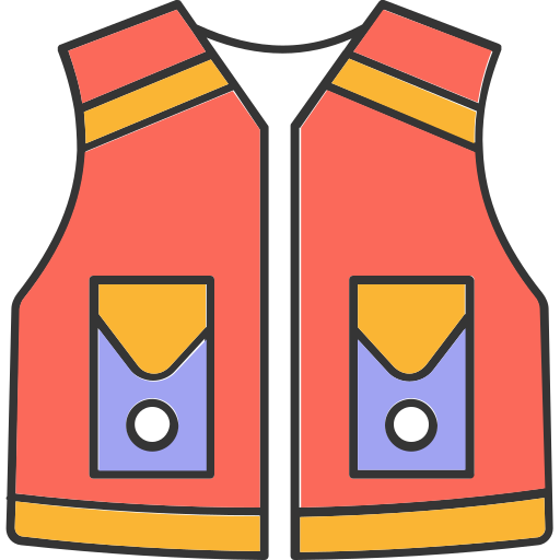 vida útil de la chaqueta Generic color lineal-color icono