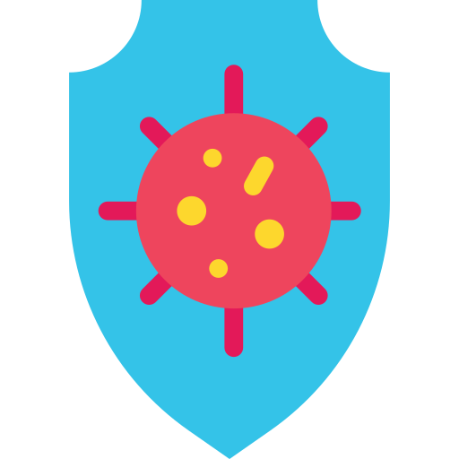 ウイルス対策 Generic color fill icon