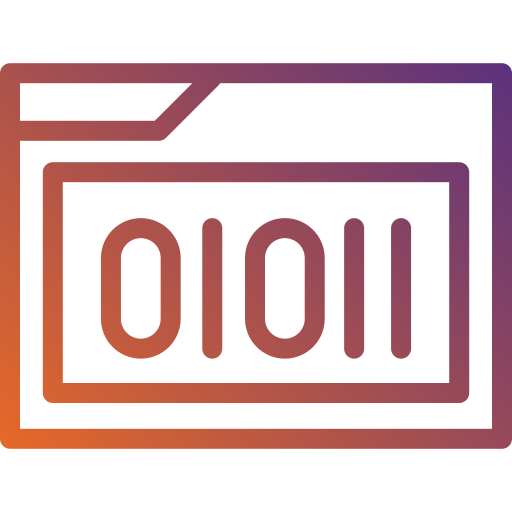binärcode Generic gradient outline icon