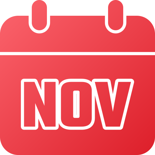 November Generic gradient fill icon