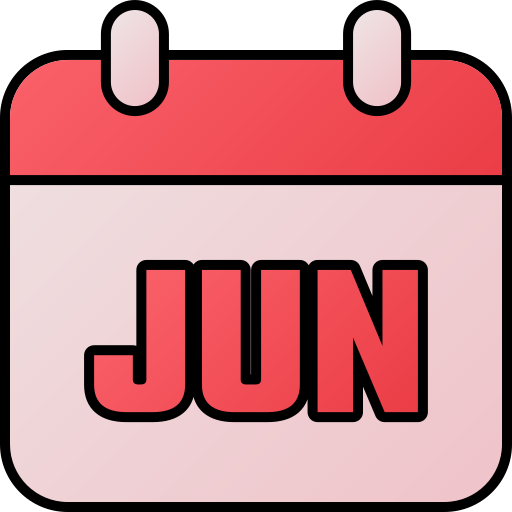 June Generic gradient lineal-color icon