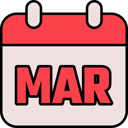 March Generic color lineal-color icon