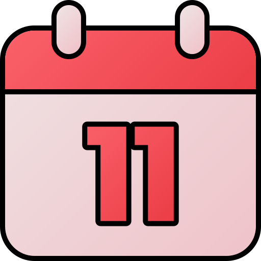 fecha del calendario Generic gradient lineal-color icono