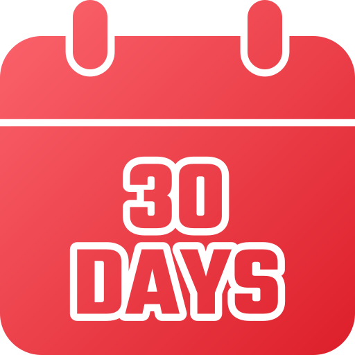 30 дней Generic gradient fill иконка