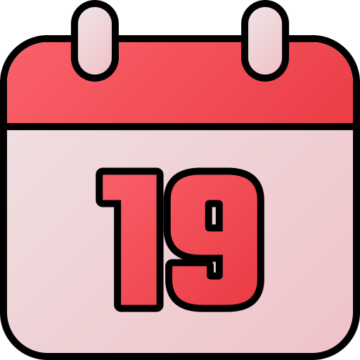 kalenderdatum Generic gradient lineal-color icon