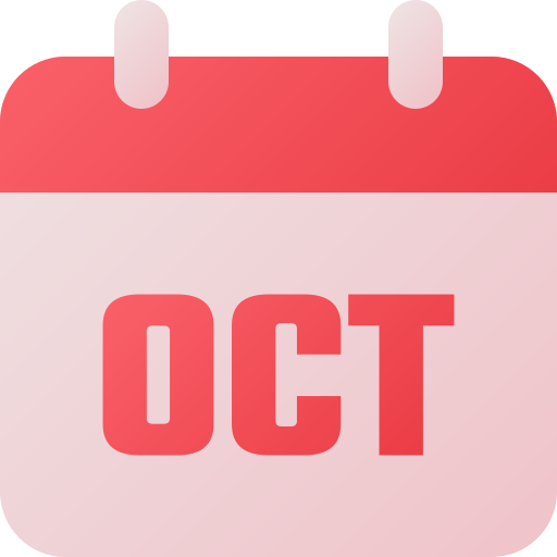 October Generic gradient fill icon