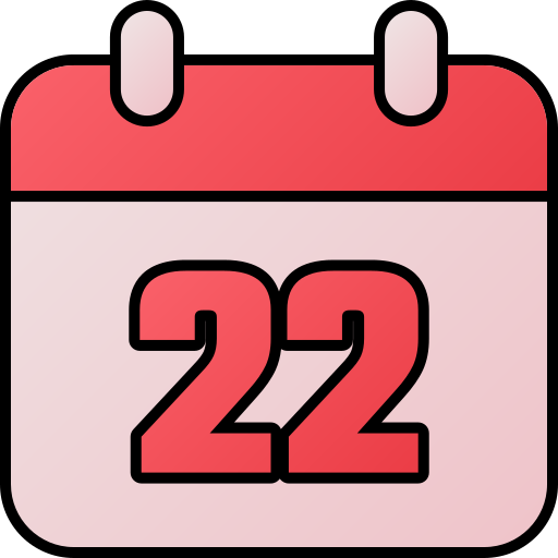 Календарная дата Generic gradient lineal-color иконка
