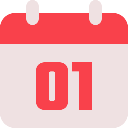 Calendar date Generic color fill icon