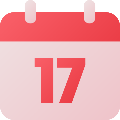カレンダーの日付 Generic gradient fill icon