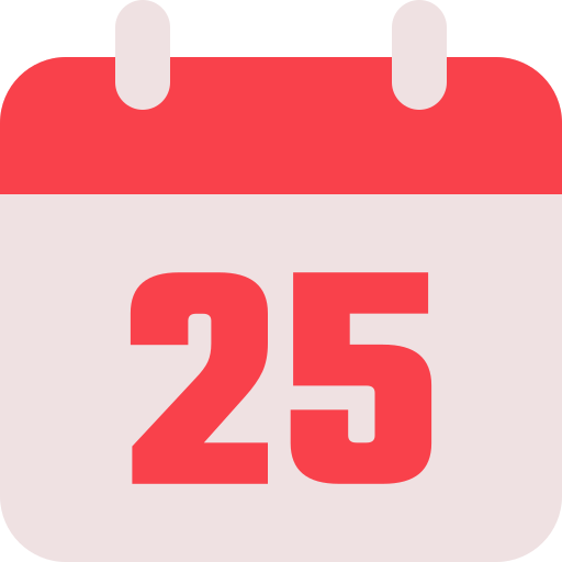 Calendar date Generic color fill icon