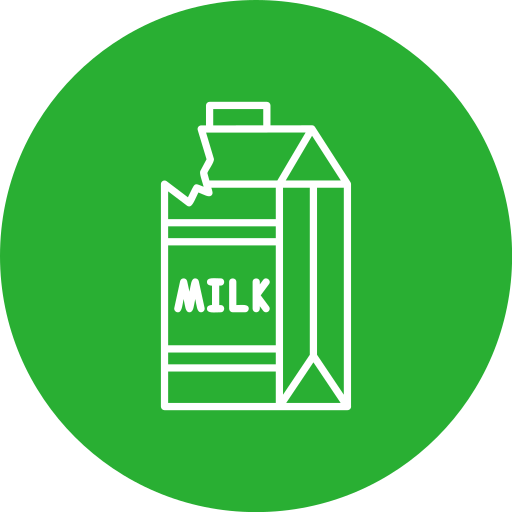 cartón de leche Generic color fill icono