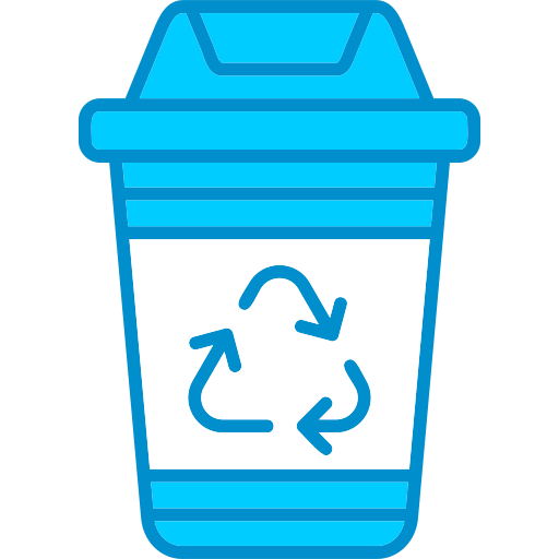 poubelle de recyclage Generic color lineal-color Icône