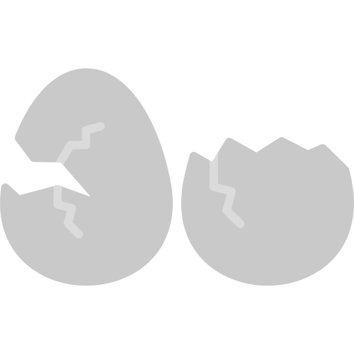 huevo roto Generic color fill icono