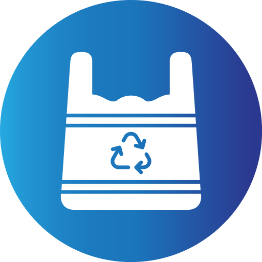 Recycled Plastic Bag Generic gradient fill icon
