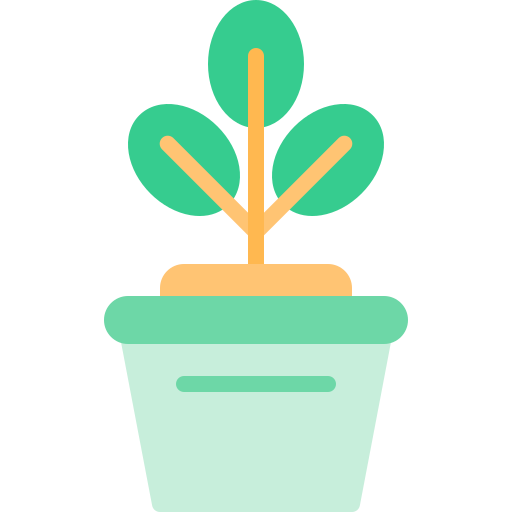 plantenpot Generic color fill icoon