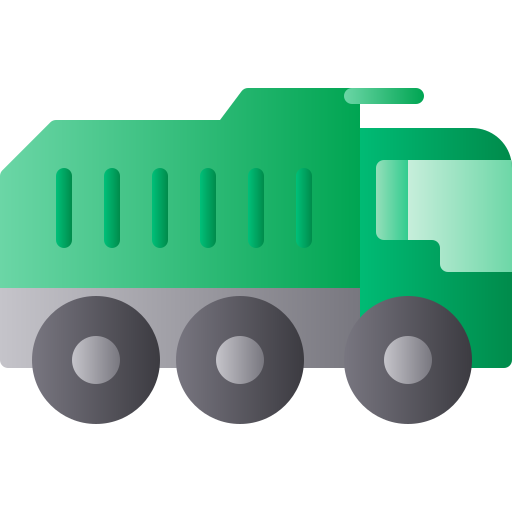 Dump truck Generic gradient fill icon