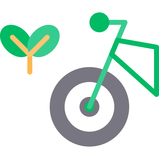 bicicleta electrica Generic color fill icono