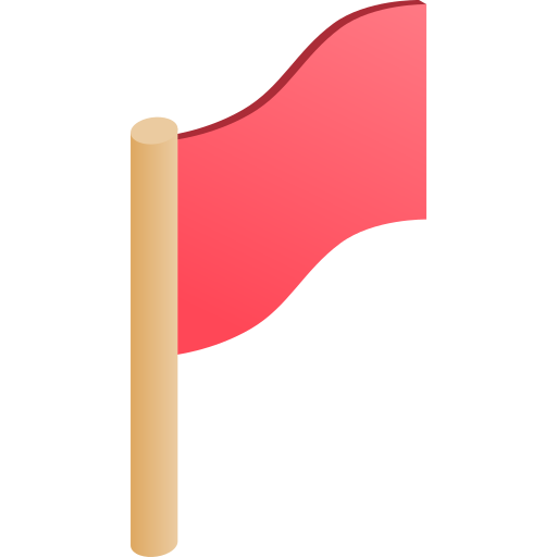 Flag Gradient Isometric Gradient icon