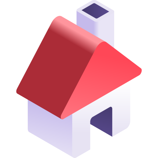 Home Gradient Isometric Gradient icon