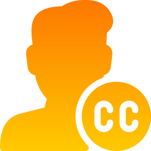 Copyright conflict Generic gradient fill icon