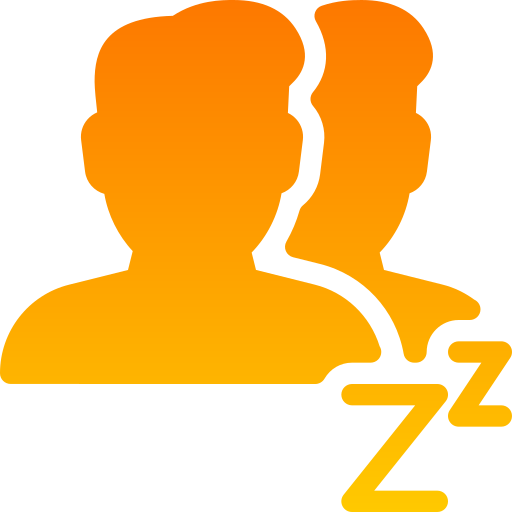 Sleeping Generic gradient fill icon