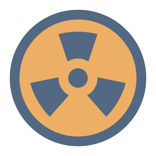 放射線 Generic color fill icon