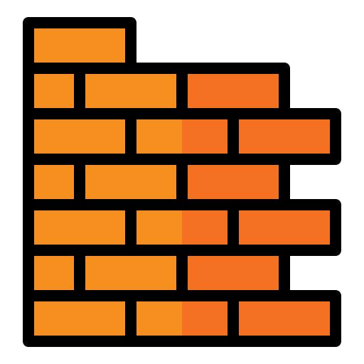 Bricks Generic color lineal-color icon