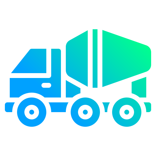 mixer vrachtwagen Generic gradient fill icoon