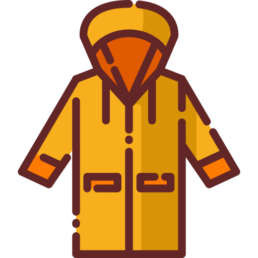 Rain coat Generic color lineal-color icon