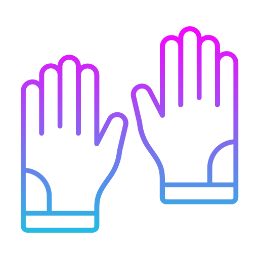 guantes Generic gradient outline icono