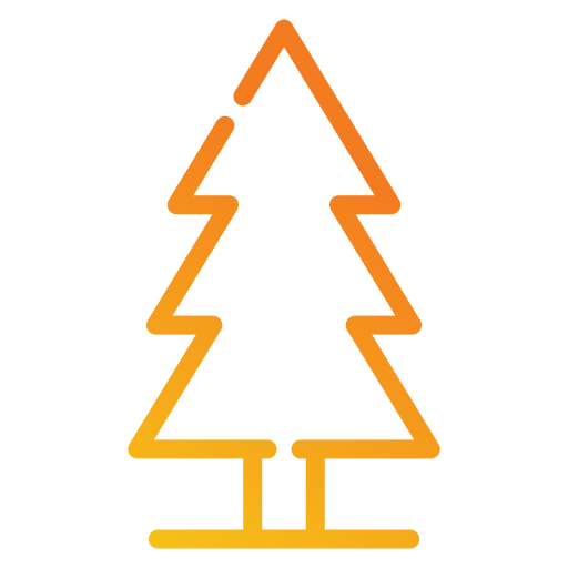 Pine tree Generic gradient outline icon