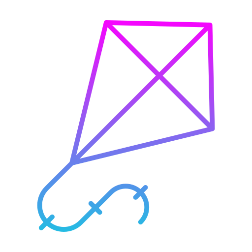 Kite Generic gradient outline icon