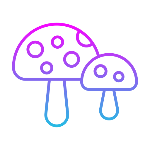 Mushroom Generic gradient outline icon