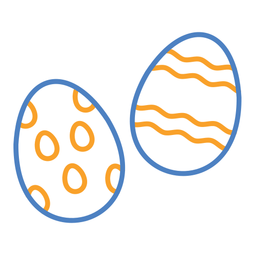 부활절 달걀 Generic color outline icon
