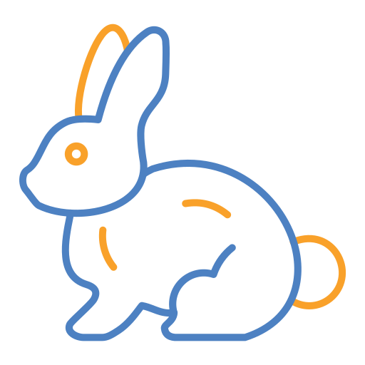 Rabbit Generic color outline icon