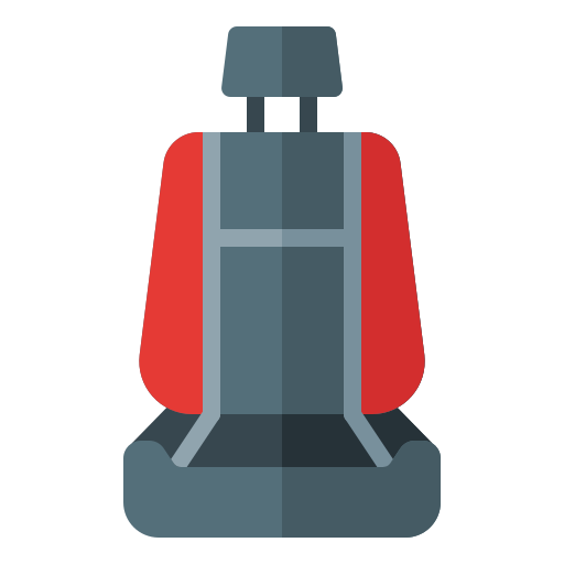 Car seat Generic color fill icon