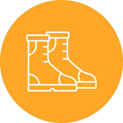 Rain boots Generic color fill icon
