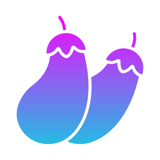 aubergine Generic gradient fill icon