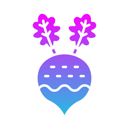 Turnip Generic gradient fill icon