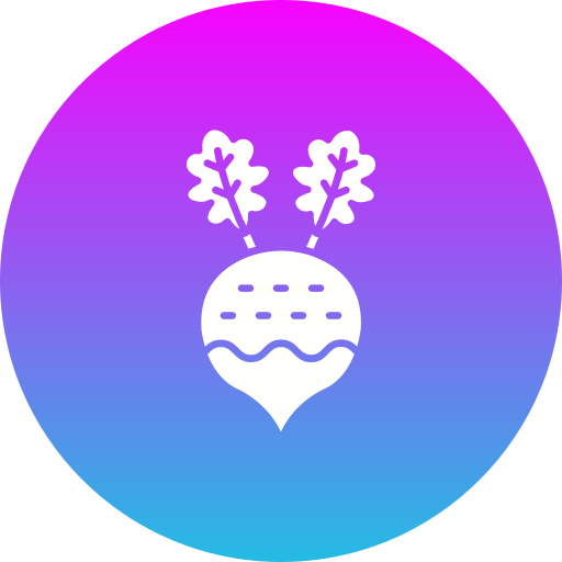 Turnip Generic gradient fill icon