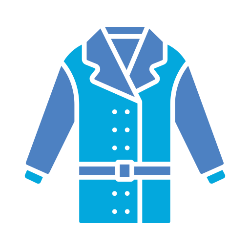 Long coat Generic color fill icon