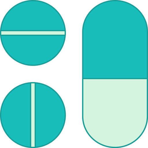 Pill Generic color lineal-color icon