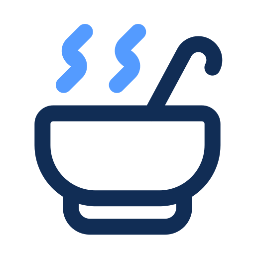 温かいスープ Generic color outline icon