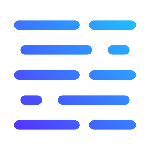 霧 Generic gradient outline icon
