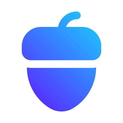 Acorn Generic gradient fill icon