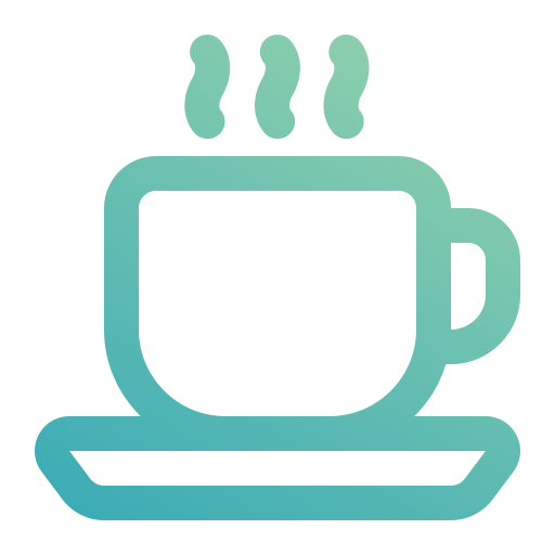 taza de café Generic gradient outline icono