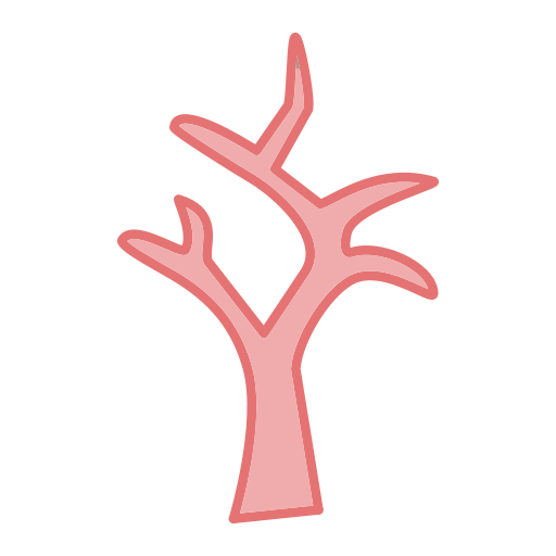 árbol seco Generic color lineal-color icono