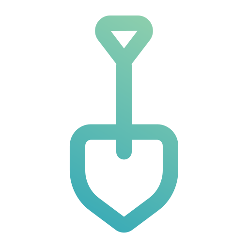 Shovel Generic gradient outline icon